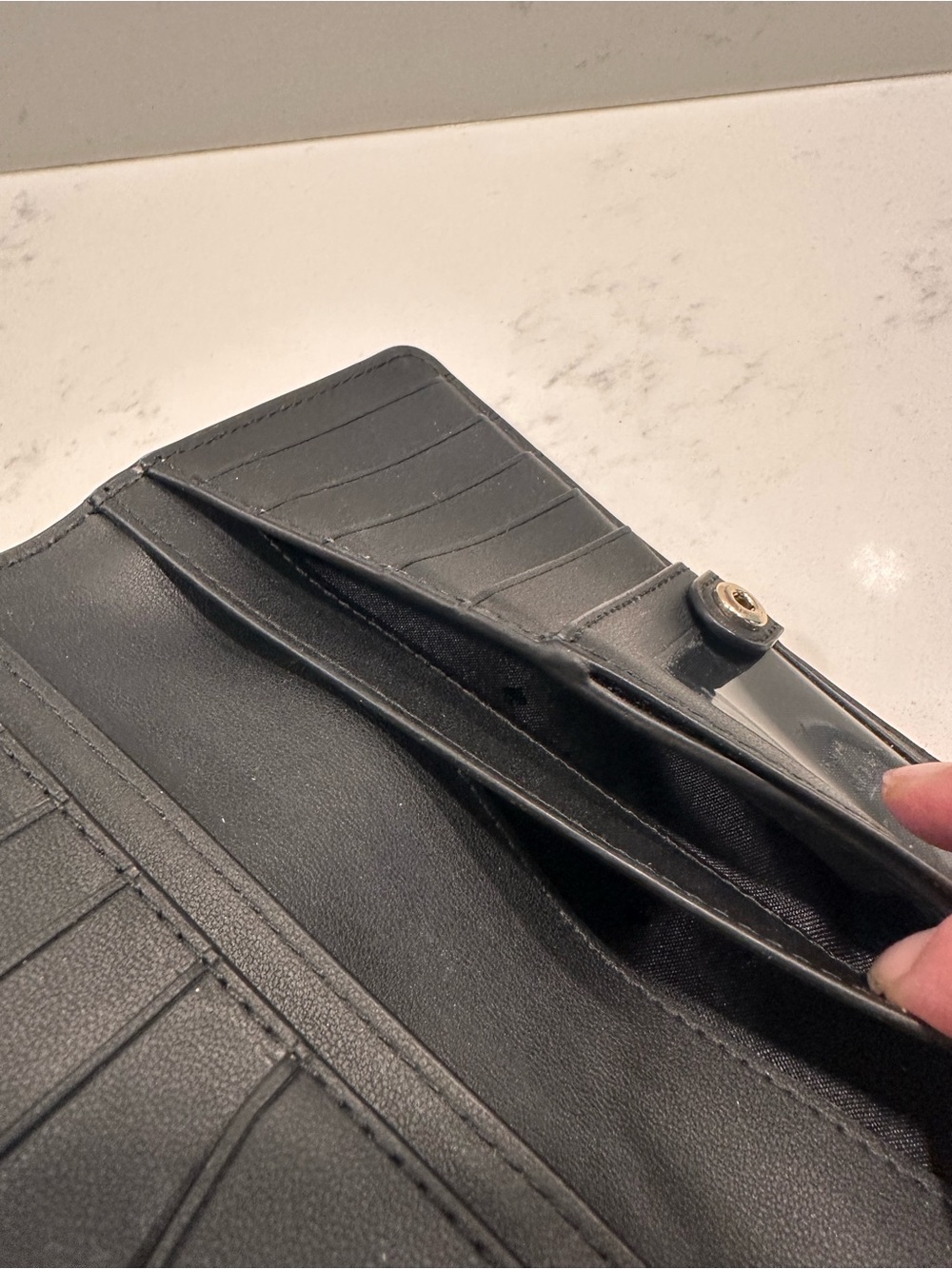 Kate Spade Madison Colorblock Slim Saffiano Leather Bifold Wallet - Picture 5 of 6
